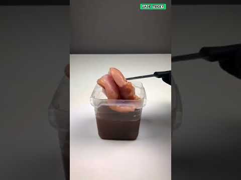 Coke experiment on meat 🍗 😱 #shorts