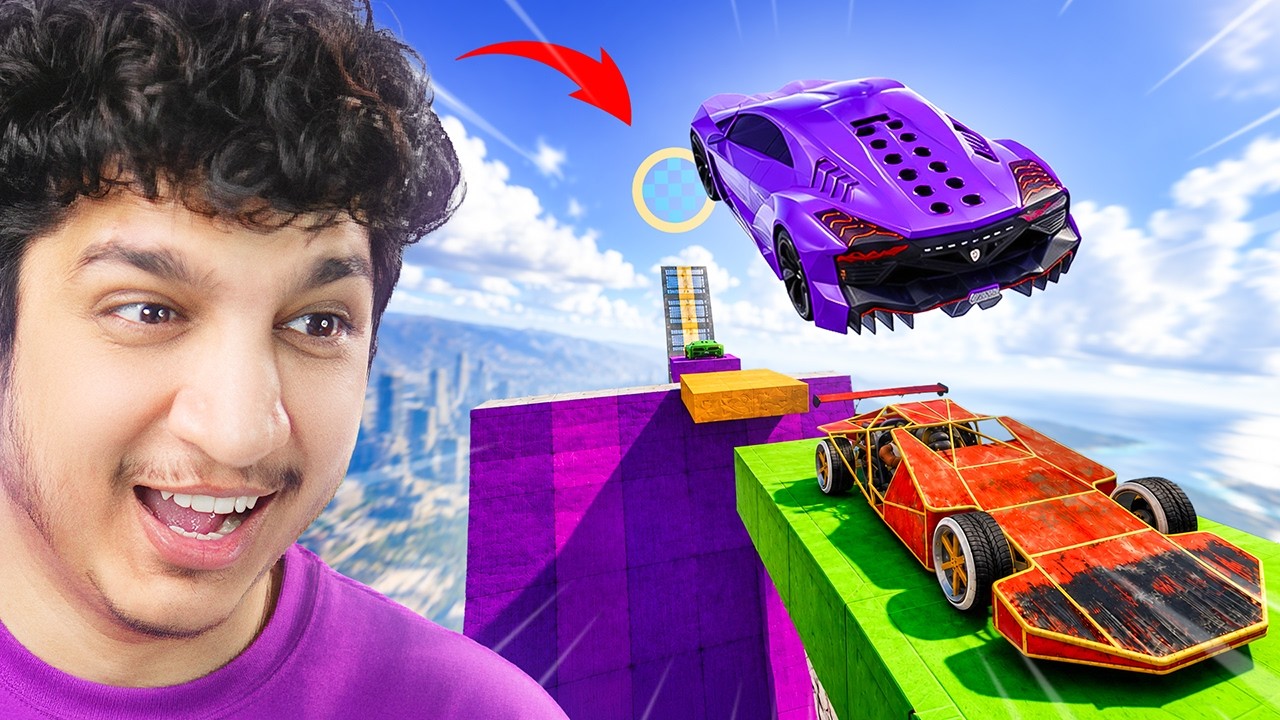 GTA 5 Parkour Races With Boys