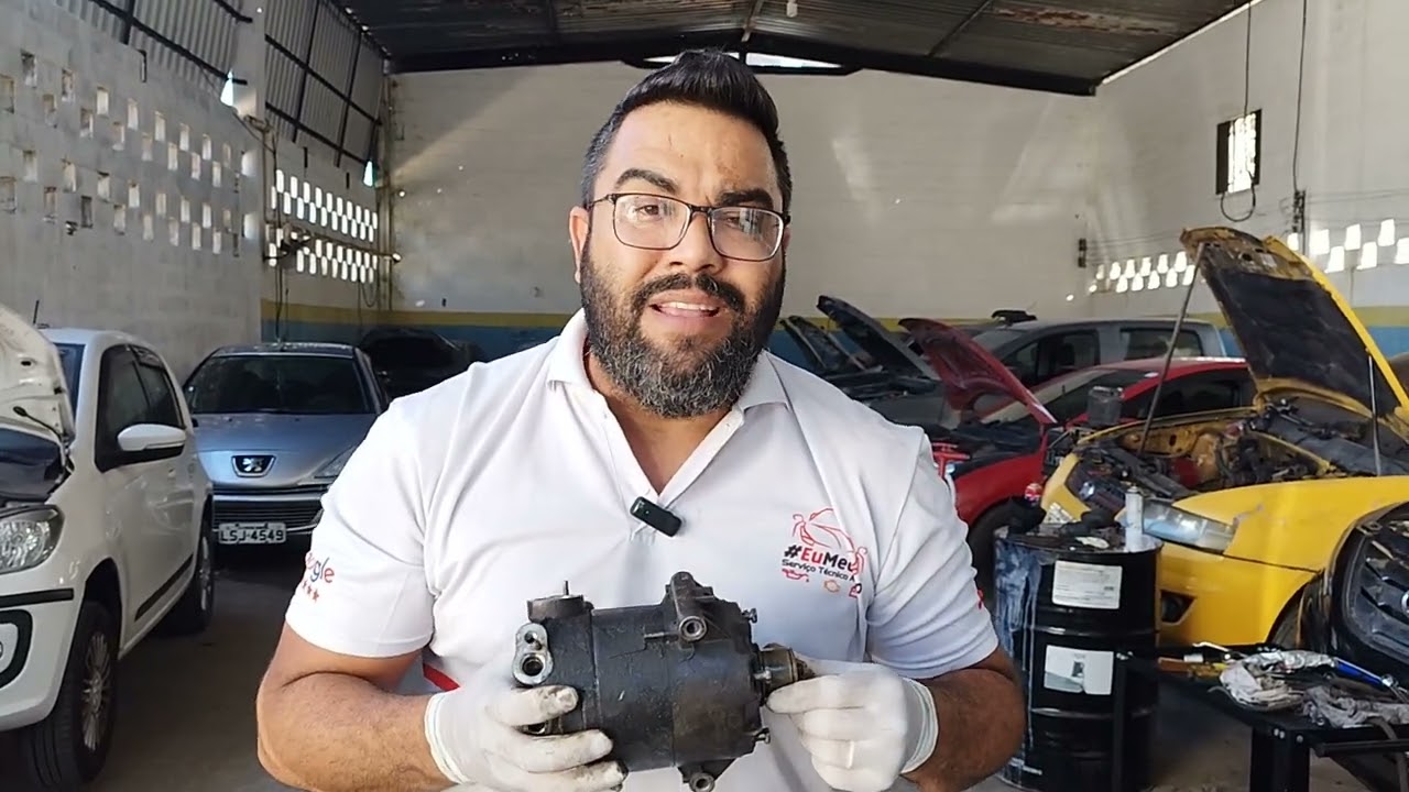 Compressor do ar condicionado com ruído, fácil evitar isso.