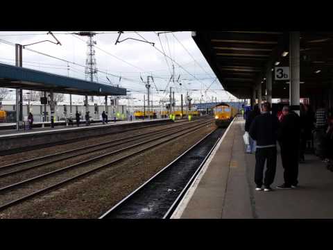 GBRFrieght Class 66714 by Doncaster Station