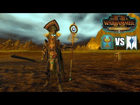 Khepra Killaz (1v1) Tomb Kings vs High Elves - Total War: Warhammer II Battlecast #71