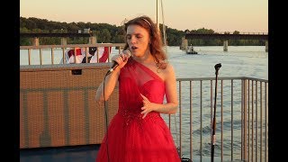 God Bless America... on the back of a boat - Independence Day - Anastasia Lee (Fireworks on the Fox)