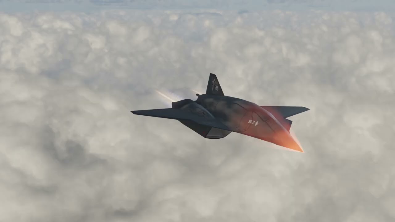 Lockheed Martin SR-72 Son of Blackbird 3D Model