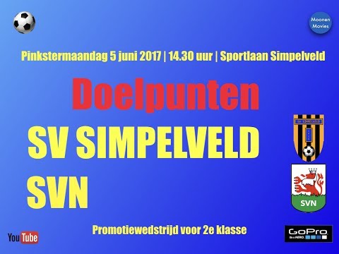 Doelpunten SV Simpelveld-SVN 05-06-2017