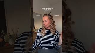 trying out cloud9 original iron &amp; the curling wand for the first time #curlingwand #flatironcurls