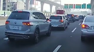 【車禍影片】五股塞車，還能更塞的日常（2025.02.28 國道一號北上五股交流道