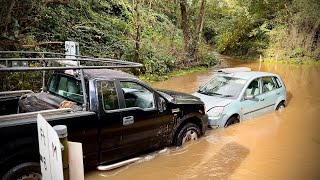 Fails Galore and Epic Close Calls || Vehicles vs Deep Water || Uk Flooding Compilation #5