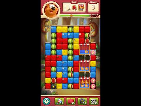 Toon Blast Level 7653 - NO BOOSTERS 🐻🐺🐱 | SKILLGAMING ✔️