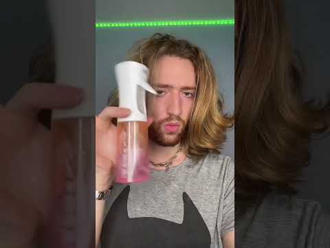 IS THIS FOR REAL😮| STRAIGHT TO CURLY HAIR| SALT WATER#curlyhair #straighthair #hairhacks