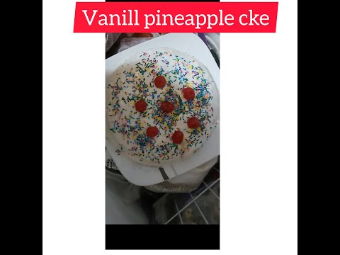 Vanilla pine apple cake