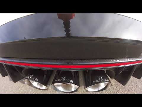 2017 Honda Civic Type R Remus Exhaust Rear GoPro View