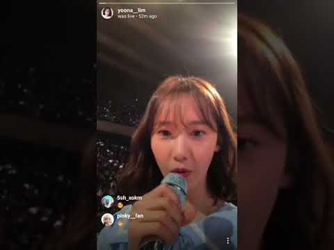SNSD Yoona So Wonderful Day Fan Meeting Tour Instagram Live