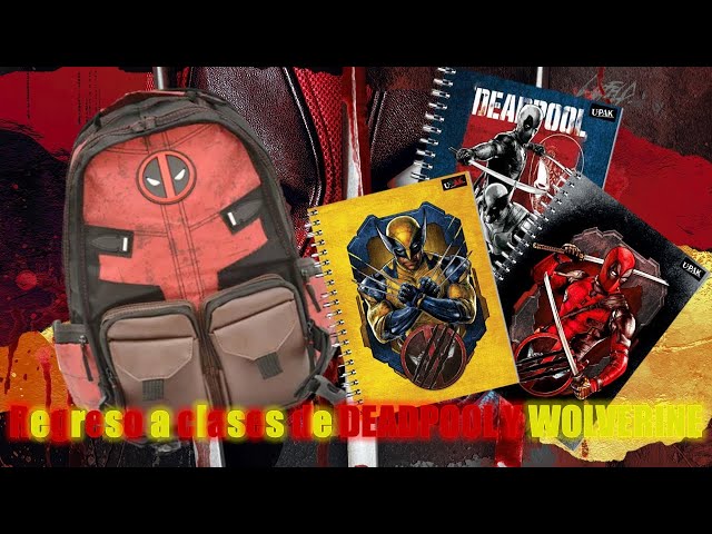 Vídeo relacionado con Marvel Mochila Deadpool Boys | Mochila negra y roja con correas ajustables | Superhéroe Equipaje Práctico y Organizado Mochila Escolar Deportiva para Niños | Regalo de merchandising de la serie
