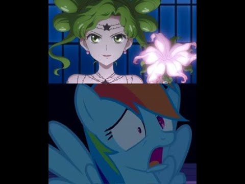 Rainbow Dash 📅 meets 📆 Tellu (One of the Bureau of Bad Behavior Witches 5)