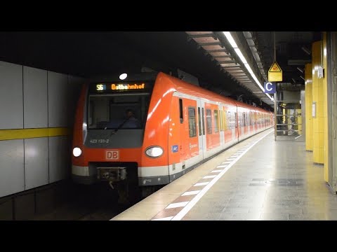 Rosenheimer Platz mit Zügen der S-Bahn München (ET 423)