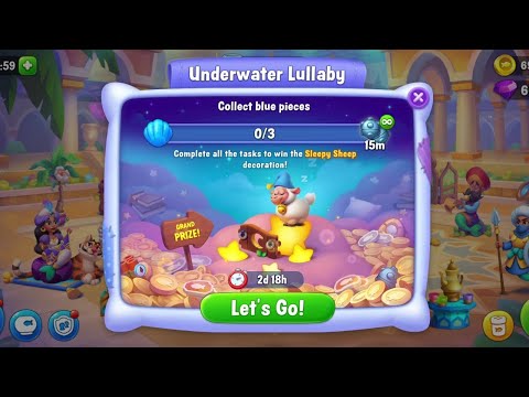 @Fishdom Win Strikes Level 7007 - 7015, Got FREE 15Min Bomb from Underwater Lullaby