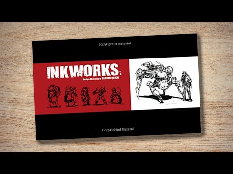 Inkworks: Darren Quach Sketchbook Vol. 01 (book flip)