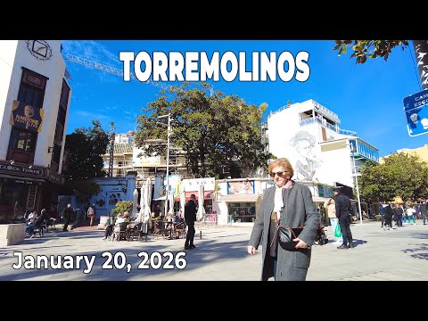 Torremolinos January 20, 2026 Town Walk Malaga Costa del Sol Spain [4K]