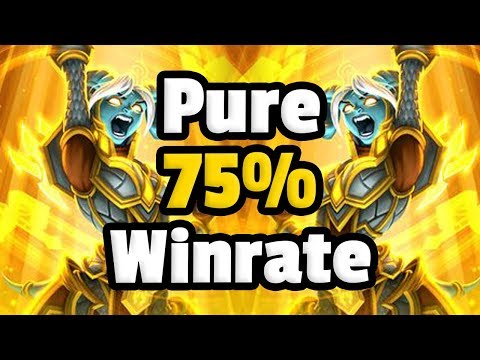 Pure Paladin Is Actually INSANE - 75% Winrate Rank 5 To 2 - Descent Of Dragons Hearthstone
