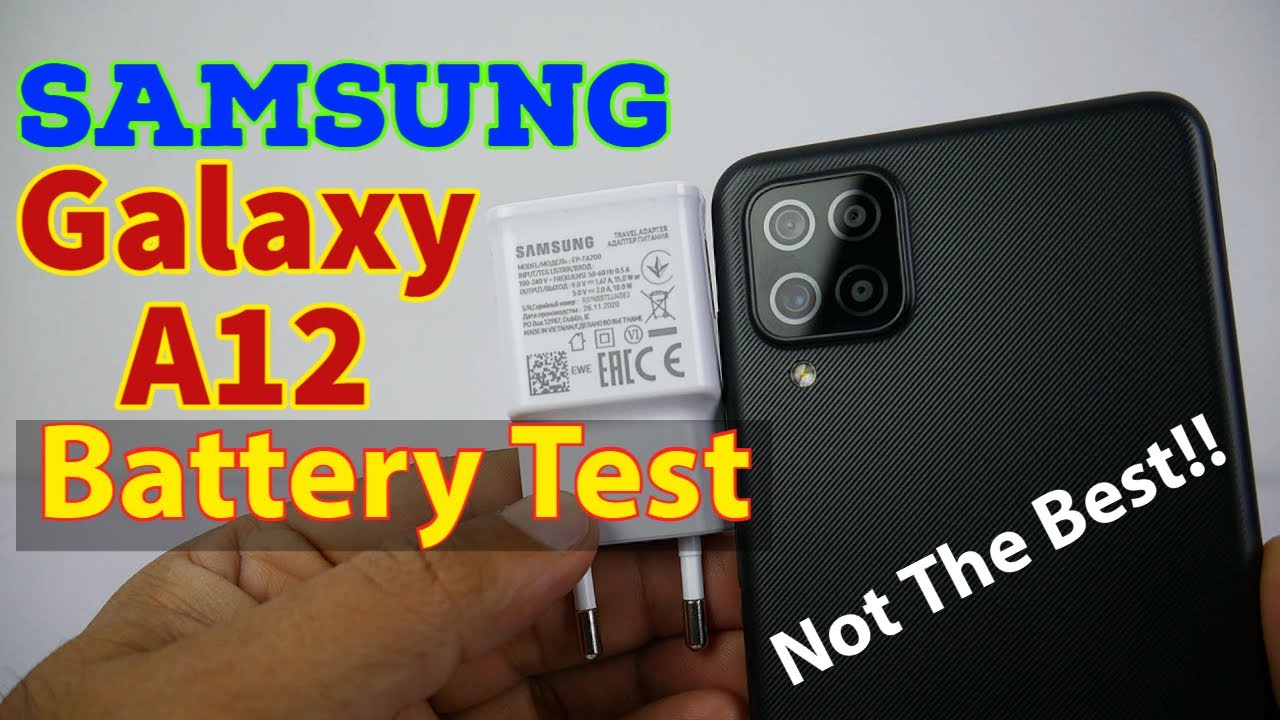 Samsung Galaxy A12 Battery Test | Not The Best!!!