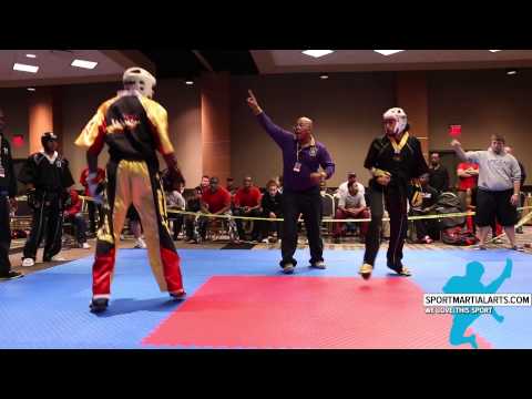 Kevin Walker vs Adam Medford - Men's Team Sparring - NA International Champs 2014