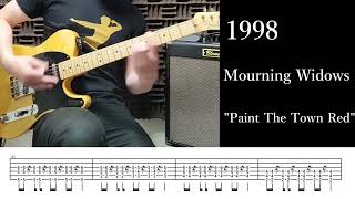 (TAB) EXTREME - #32 &quot;Paint The Town Red&quot; - Nuno Bettencourt - Mourning Widows - Guitar Riff