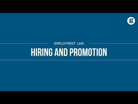 Hiring and Promotion