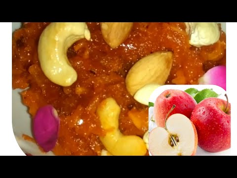 Apple se banae healthy dessert|| 5 minut Mein banae Apple halwa|| Nafisa with cooking||