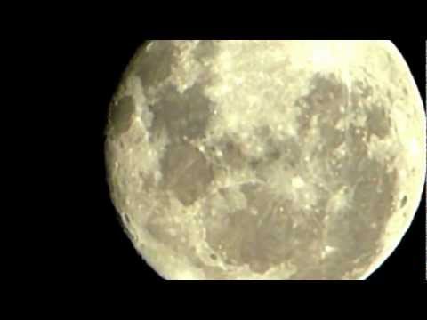 Canon Powershot SX 500 IS- Moon Zoom test (Lunar)