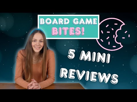 Board Game Bites #4 | Miniature Reviews of Board Games