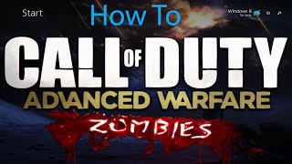 How To Unlock Exo Zombies/How To Get Zombie Outfit in Call of Duty Advanced Warfare Multiplayer.