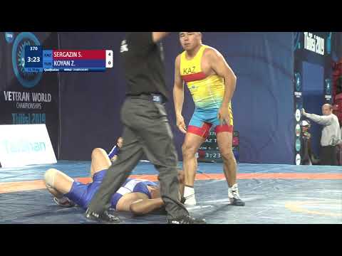 Qual. FS - 70 kg: S. SERGAZIN (KAZ) v. Z. KOYAN (TUR)