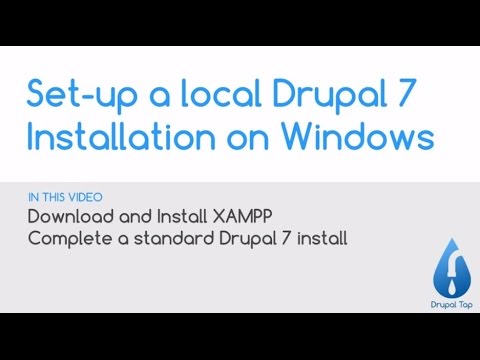 comment installer drupal 7