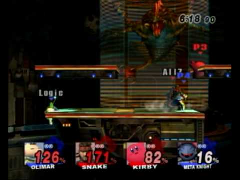 VGBC Indianapolis GF Chudat (Kirby) and Ally (Snake) vs, Logic (Olimar) and M2K (MK) 3.mpg - SSBB