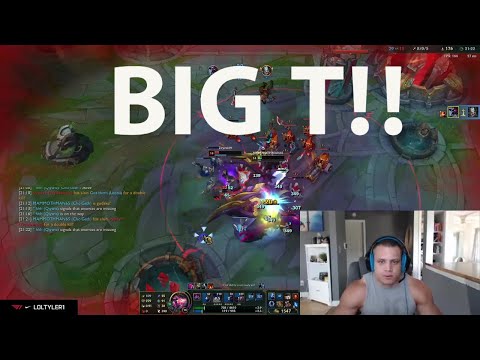 Tyler1 is actually a PROBLEM!! CHO'GATH 1v9!!