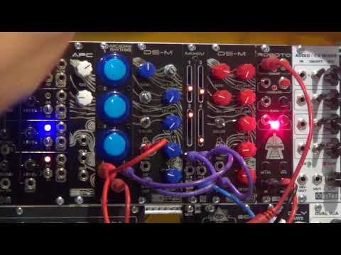 Synthrotek Arcadian Rhythms, RGB - Arcade Style Manual Gate Eurorack Module image 2