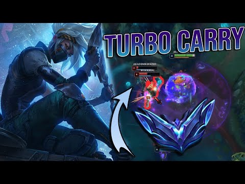 JE TURBO CARRY UNE GAME EN DIAMANT AVEC AKALI