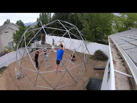 Geodesic Dome Build: 3V 5/9 Kruschke Type, 7 meter (23') diameter