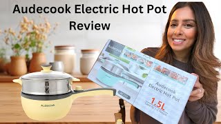 Testing out the Audecook Electric Hot Pot
