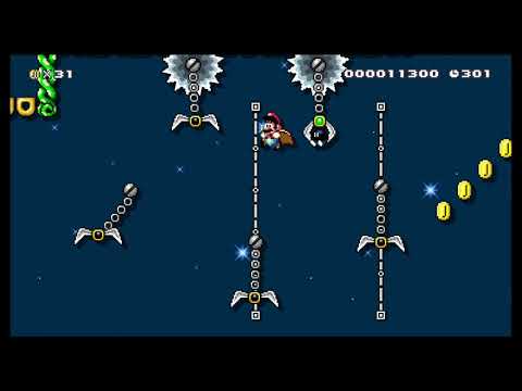 Eric's Super Mario Maker 2 Levels: High Claw Trapeze
