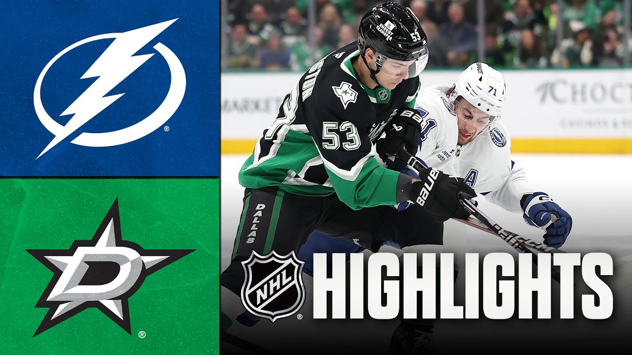 Lightning vs. Stars | NHL Highlights | January 18, 2026