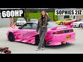 CAR GIRL SOPHIE'S PINK 2JZ S14 SILVIA RIPS THE STREETS