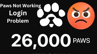 How to Solve Paws login problem | paws login problem solve | paws app not opening problem solve