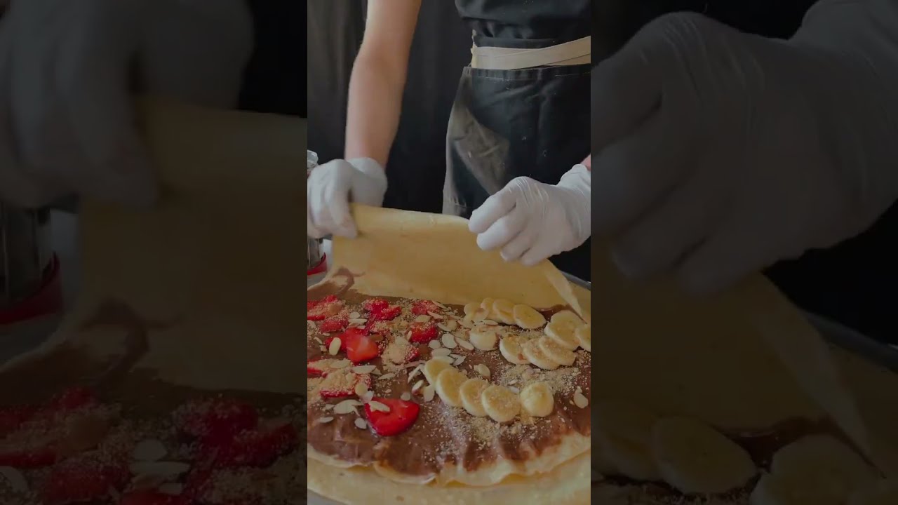 Irresistible Combo - Dali Crepes Strawberry Banana Nutella Crepe Masterpiece