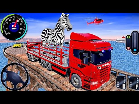 USA Zoo Animal Transport Truck 2025 | Offroad Cargo Driving Simulator Adoried game