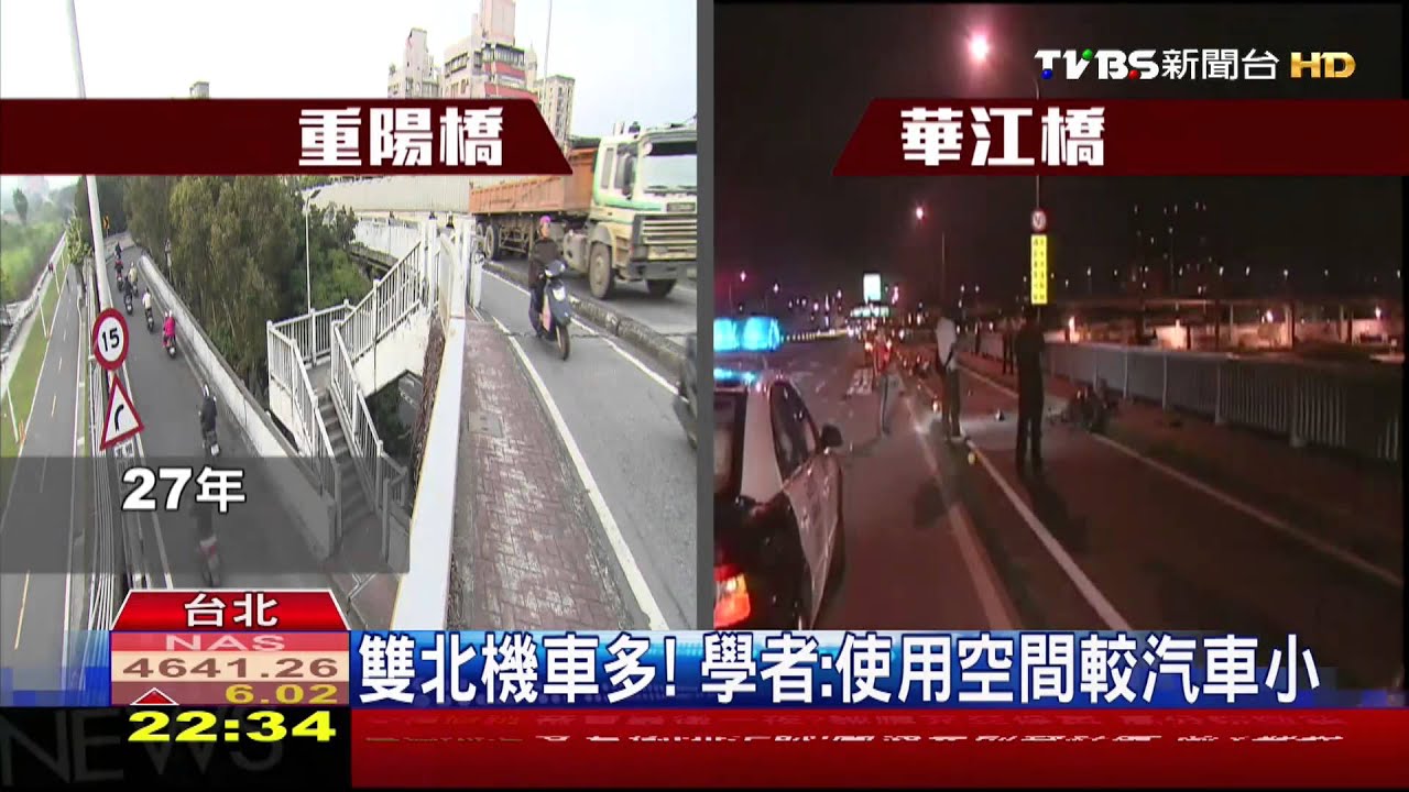 ​擦撞多、彎道自摔　機車專用道險象環生