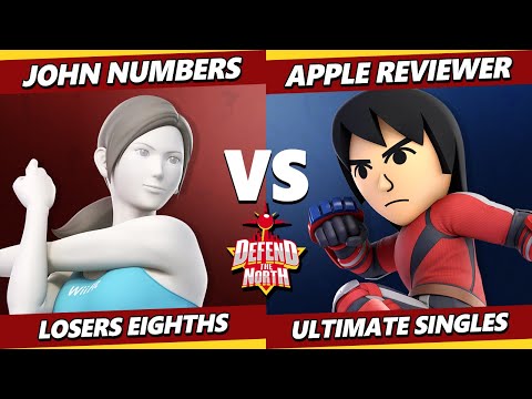 DTN 2023 Top 8 - John Numbers (Wii Fit Trainer) Vs. Apple Reviewer (Mii Brawler) Smash Ultimate - SS