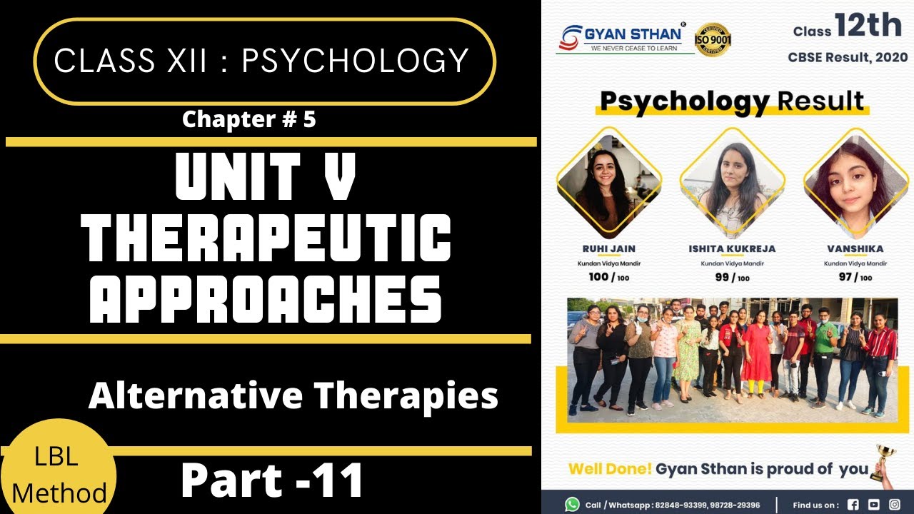 11.||Chapter# 5:Therapeutic Approaches |Alternative Therapies |Line by Line Explanation|CLASS 12