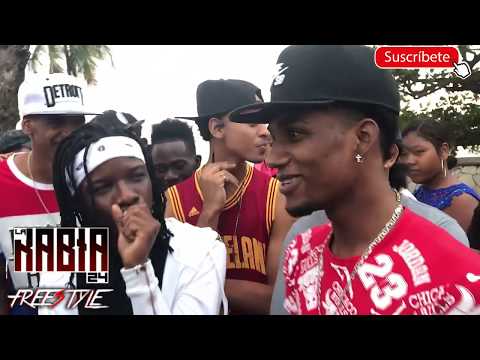 😂( UNA PELICULA DE RISA😂) La Rabia 24 vs J Black - ( Nariz vs Nariz ) freestyle en Guibia