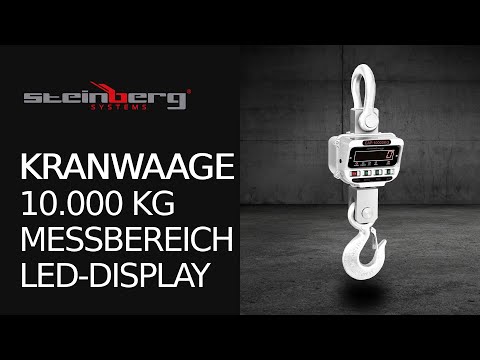 Video - Kranwaage - 10 t / 2 kg - LED